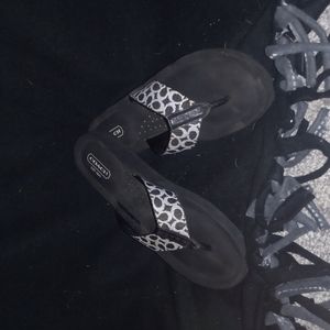 Coach women's flip flops size 7.5